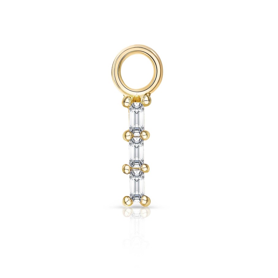 Piercings Mumit | Charm Trex De Diamantes En Oro Amarillo De 18 Kt