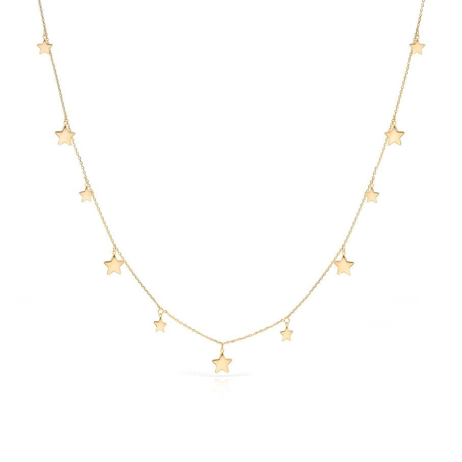 Collares Y Colgantes Mumit | Gargantilla Estrellas En Oro Amarillo De 18 Kt