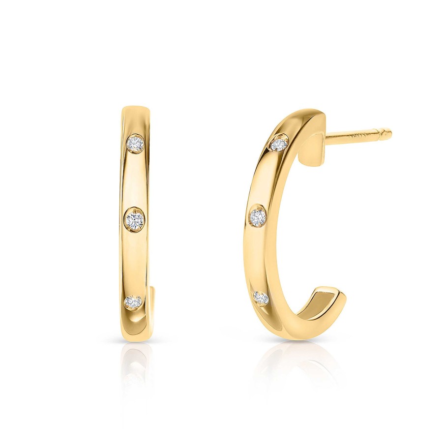 Pendientes Mumit | Pendientes Allied De Diamantes En Oro Amarillo De 18 Kt