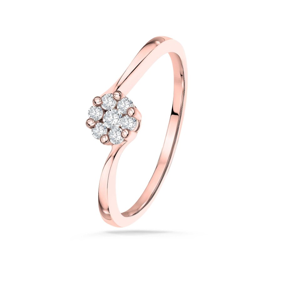 Sortijas Mumit | Sortija Blume Diamonds En Oro Rosa De 18 Kt