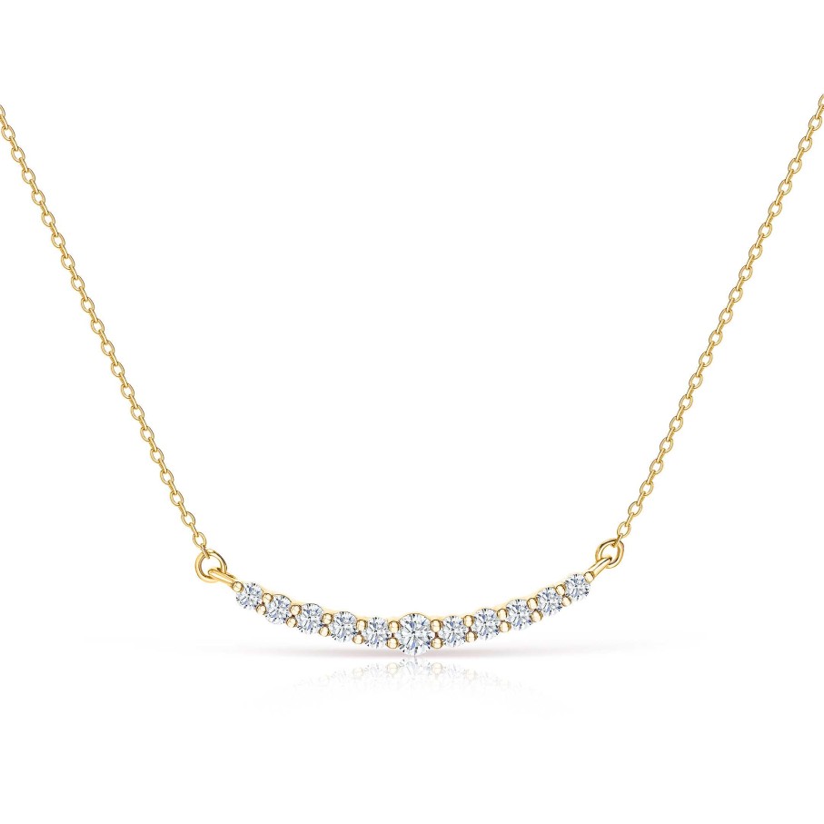 Collares Y Colgantes Mumit | Gargantilla Euphoria Diamantes En Oro Amarillo De 18 Kt