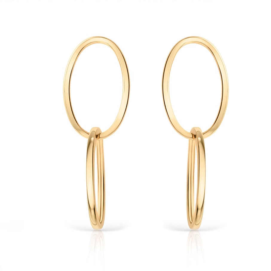 Pendientes Mumit | Pendientes Eslab N En Oro Amarillo De 18 Kt