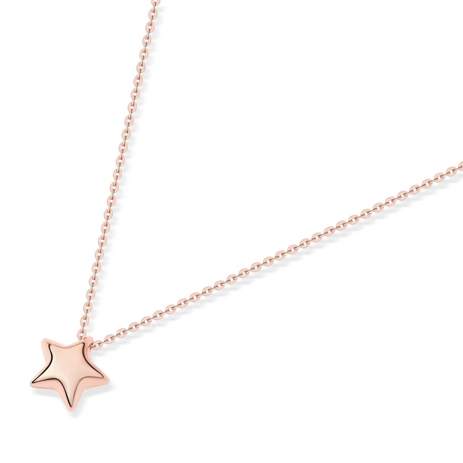 Collares Y Colgantes Mumit | Gargantilla Star B. En Oro Rosa De 18 Kt