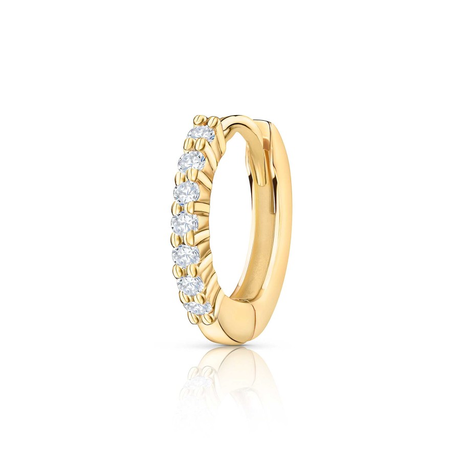 Piercings Mumit | Pendiente Piercing Bold Diamonds En Oro Amarillo De 18 Kt