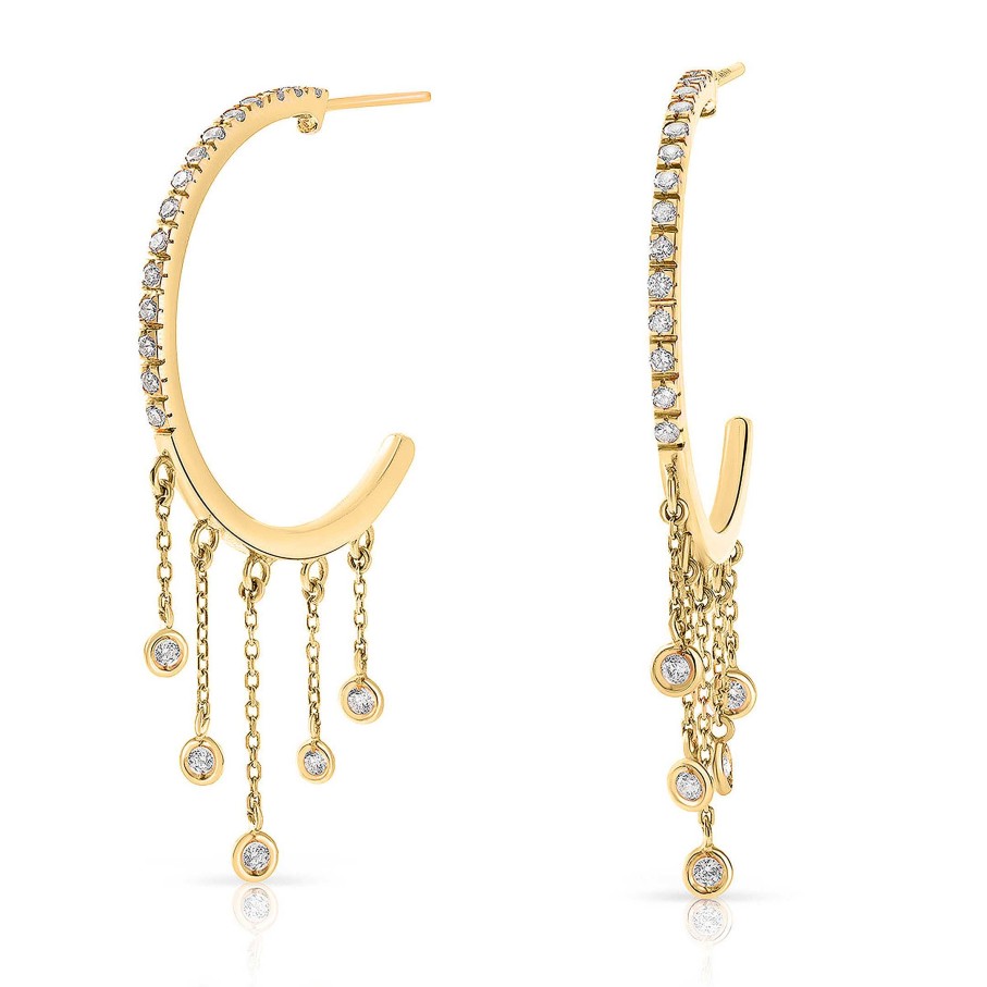 Pendientes Mumit | Pendientes Melrose De Topacios En Oro Amarillo De 18 Kt