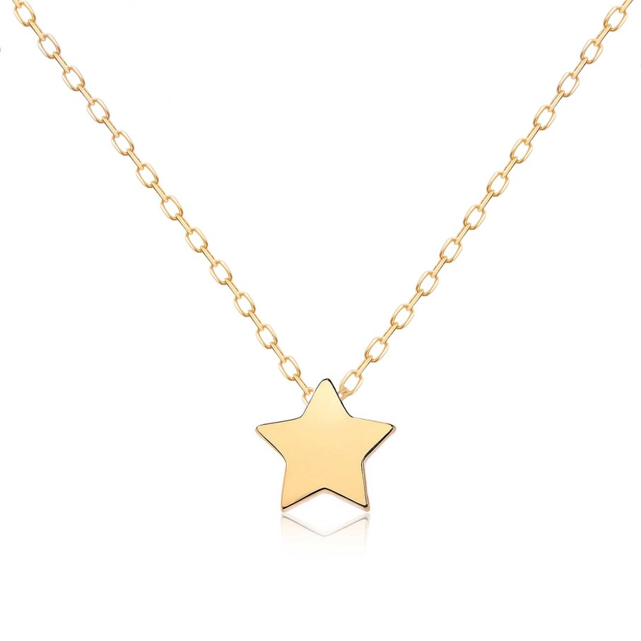 Collares Y Colgantes Mumit | Gargantilla Joy Estrella En Oro Amarillo De 18 Kt