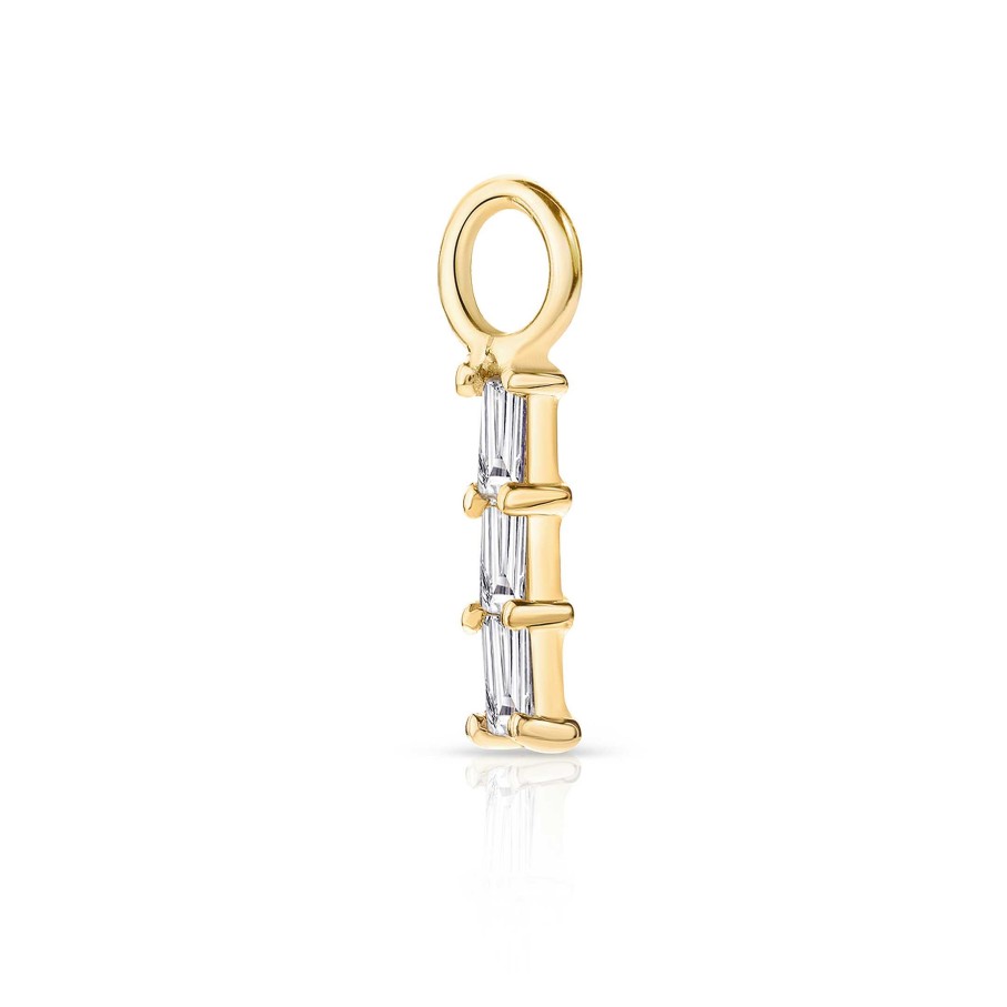 Piercings Mumit | Charm Trex De Diamantes En Oro Amarillo De 18 Kt