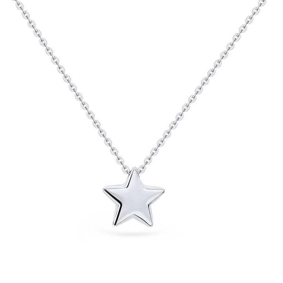 Collares Y Colgantes Mumit | Gargantilla Star B. En Oro Blanco De 18 Kt