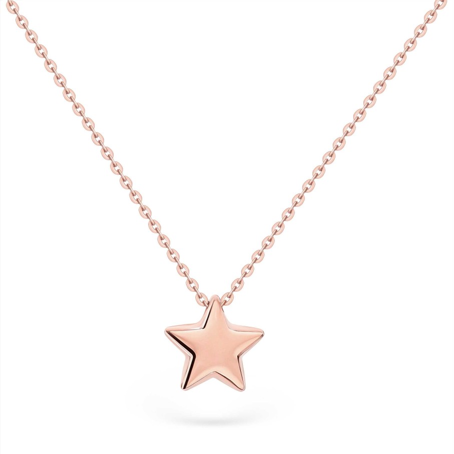 Collares Y Colgantes Mumit | Gargantilla Star B. En Oro Rosa De 18 Kt