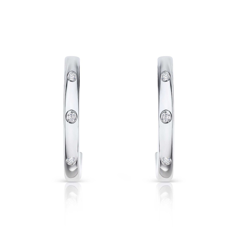 Pendientes Mumit | Pendientes Allied De Diamantes En Oro Blanco De 18 Kt