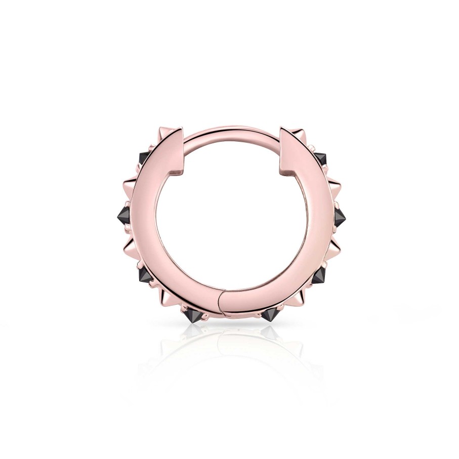 Piercings Mumit | Pendiente Piercing Raxel Large En Oro Rosa De 18 Kt