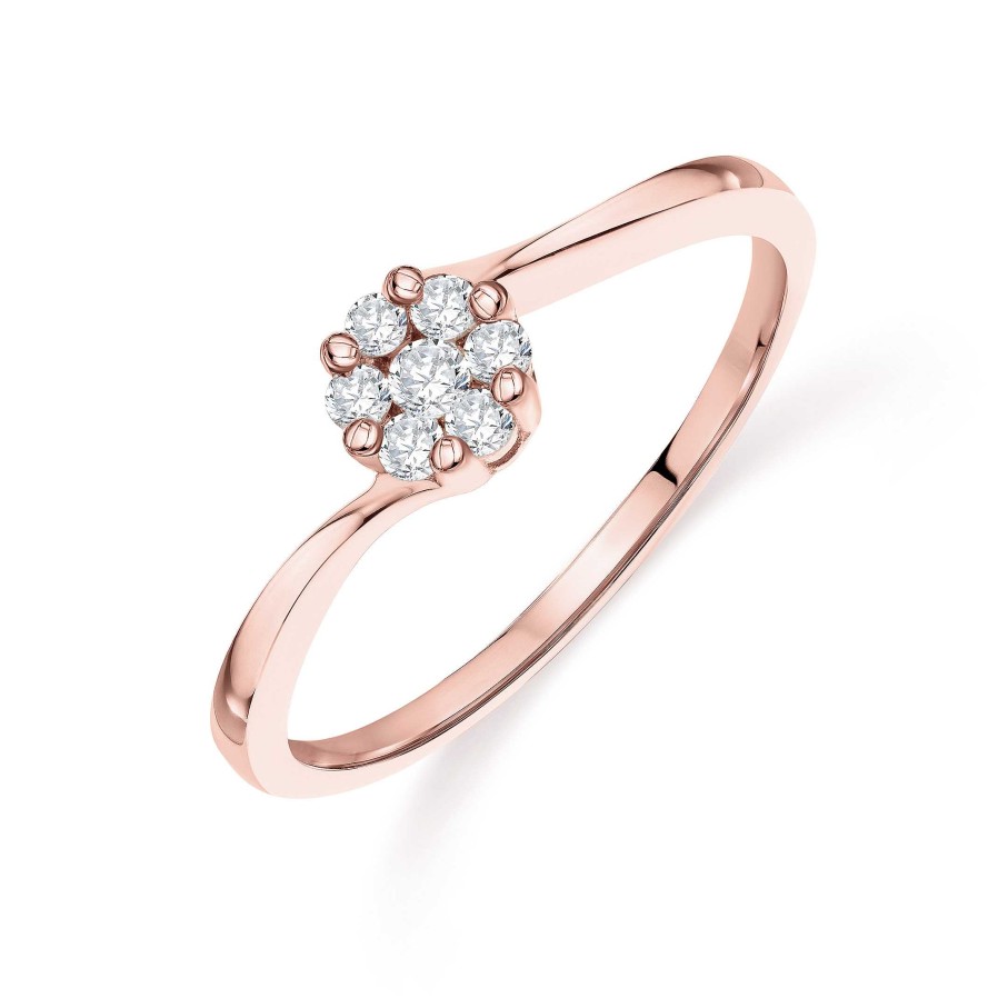 Sortijas Mumit | Sortija Blume Diamonds En Oro Rosa De 18 Kt