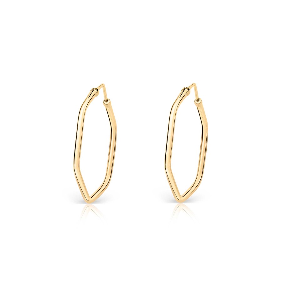 Pendientes Mumit | Pendientes Aro Rose En Oro Amarillo De 18 Kt